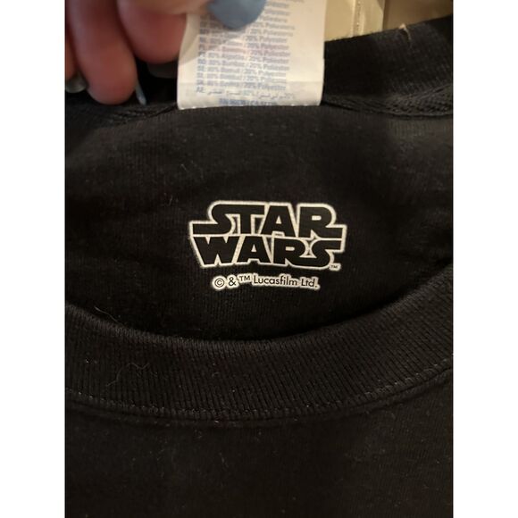 Star Wars Arrrgh! Chewie Tangled Lights Christmas Sweatshirt - Size Medium - Picture 4 of 5